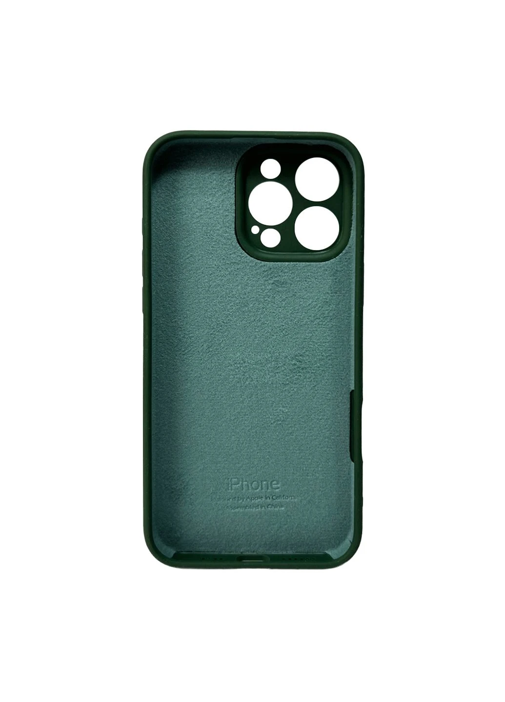 Чохол для смартфона Silicone Full Case AA for Apple iPhone 16 Pro 46,Pine Green No Brand Camera Protect (377758471)