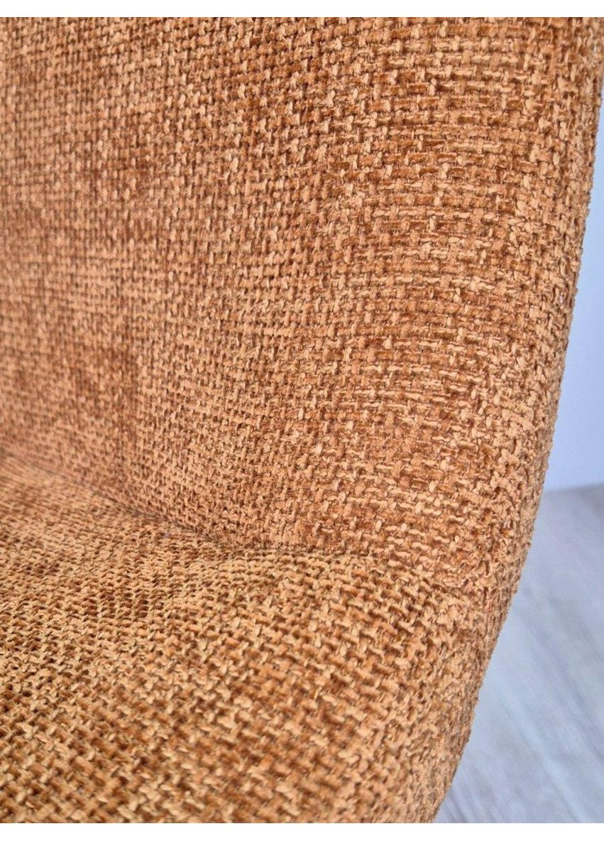 Стілець KIWI чорний каркас/теракотовий тк. Intarsio (365461472)