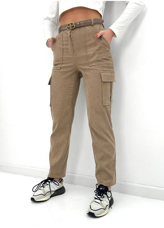 Женские брюки вельветовые карго Fashion Girl "urban" (282934117)