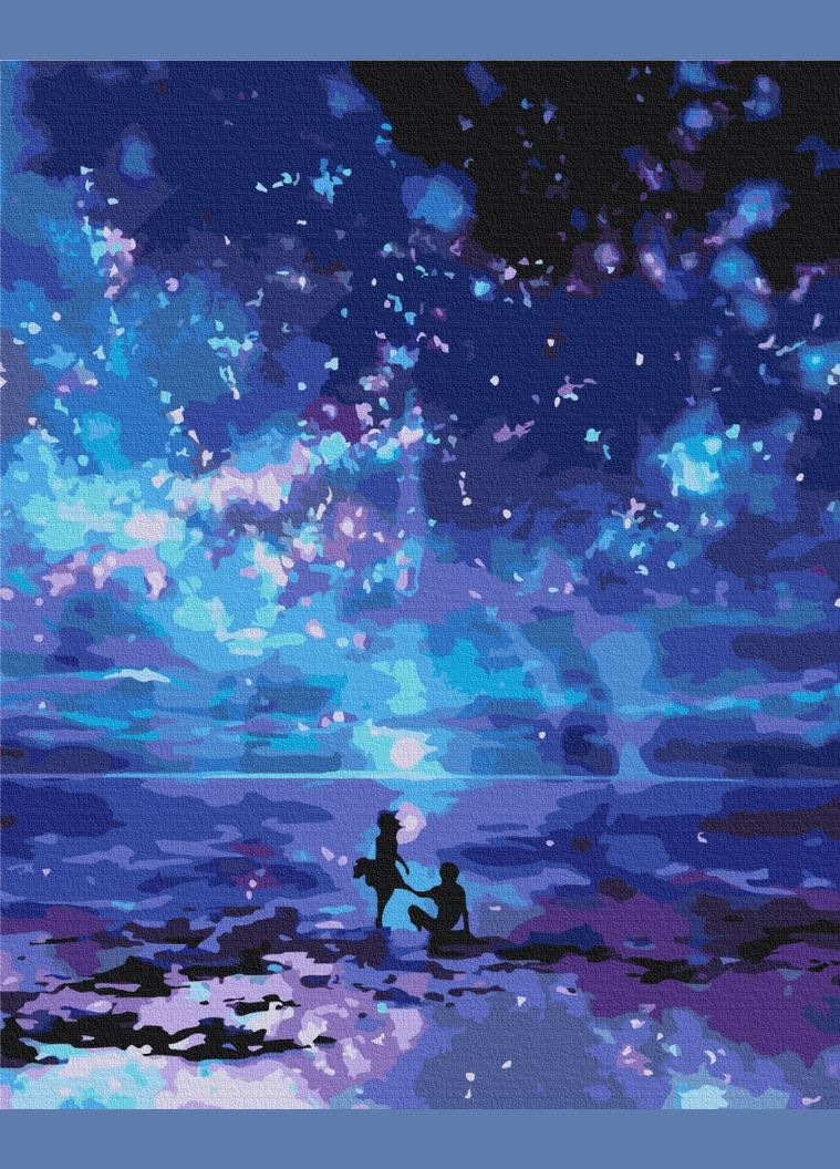 Картина за номерами на підрамнику Нічна набережна Brushme (317258160)