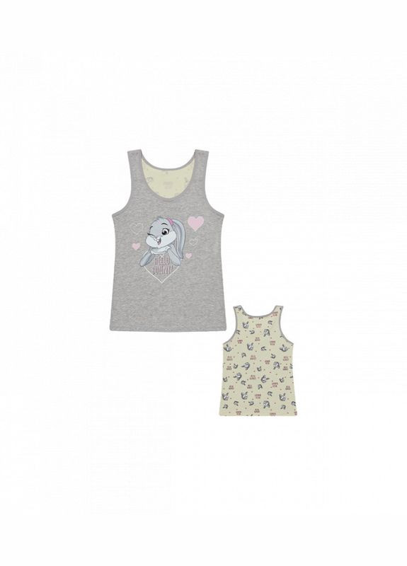 Майка на широких бретелях з малюнком для дівчаток Donella (313426499)