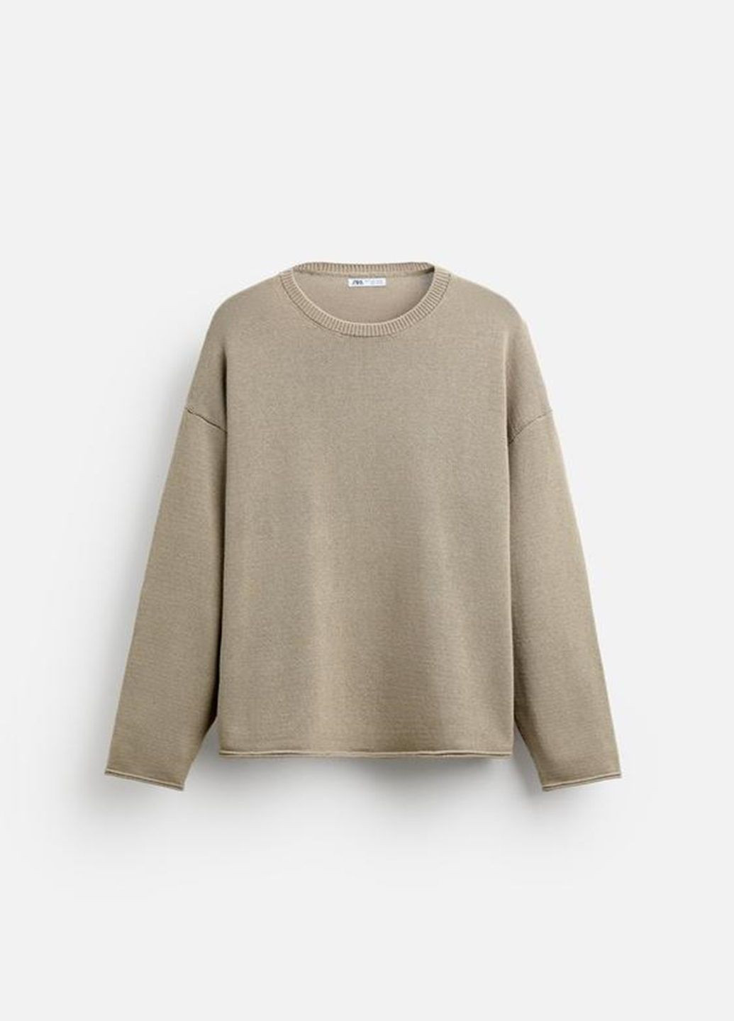 Сіро-бежевий демісезонний светр Zara