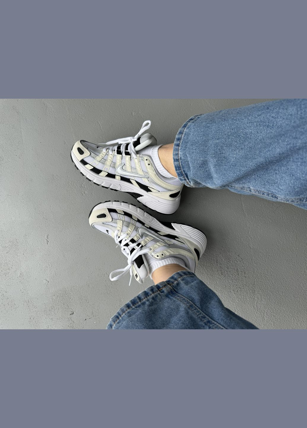 Серые демисезонные кроссовки мужские и женские nike p-6000 grey | найк п-6000 серые No Brand