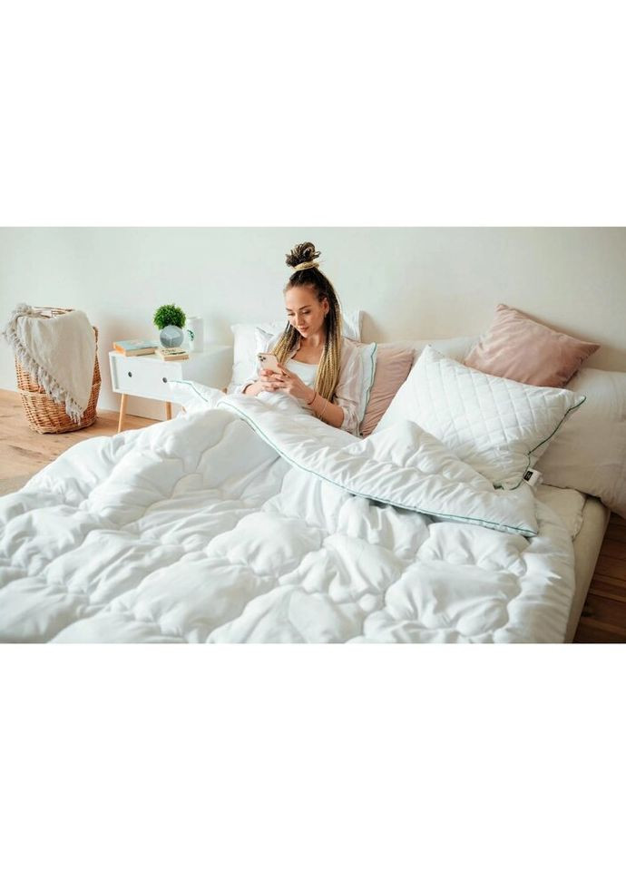 Ковдра антиалергенна Eco Eco-Soft Hand Made 813 Зима 172x205 см (2200000622679) Mirson (314714091)