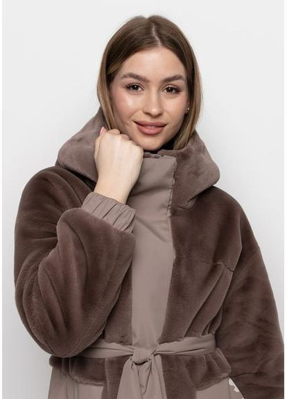 Екошуба 1331M-C Т. беж/ горне ехо SAM Samange (367582310)