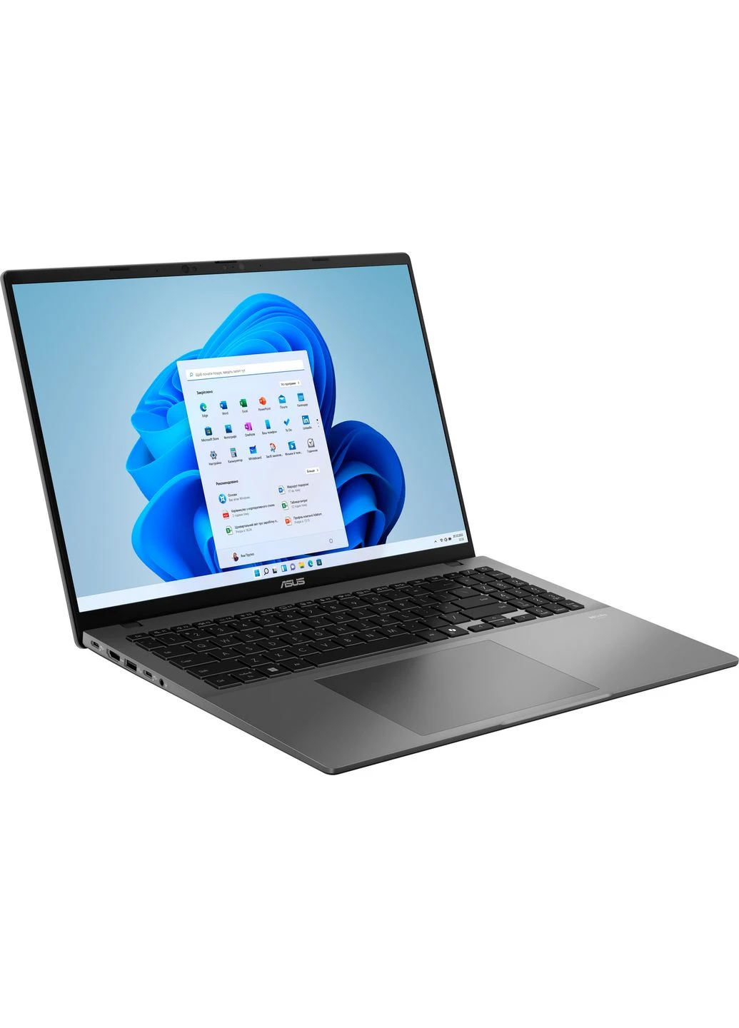 Ноутбук Vivobook S16 S3607QA-PL006W (90NB16C2-M000P0) Matte Gray / 16" IPS 2.5K 144 Гц / Snapdragon X X1 26 100 / RAM 16 ГБ / Asus (394170512)