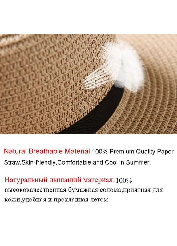Сонцезахисна капелюх солом'яний річна жіноча Oxa з широкими полями вишивкою бахромою стрічкою бежева (58-12) No Brand (358204258)