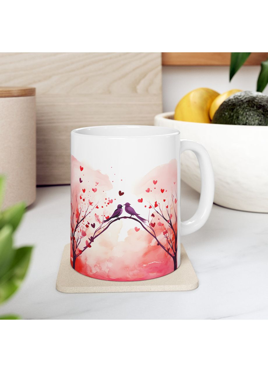 Керамічна чашка з дизайном "Алея закоханих" - 7 No Brand (368671468)