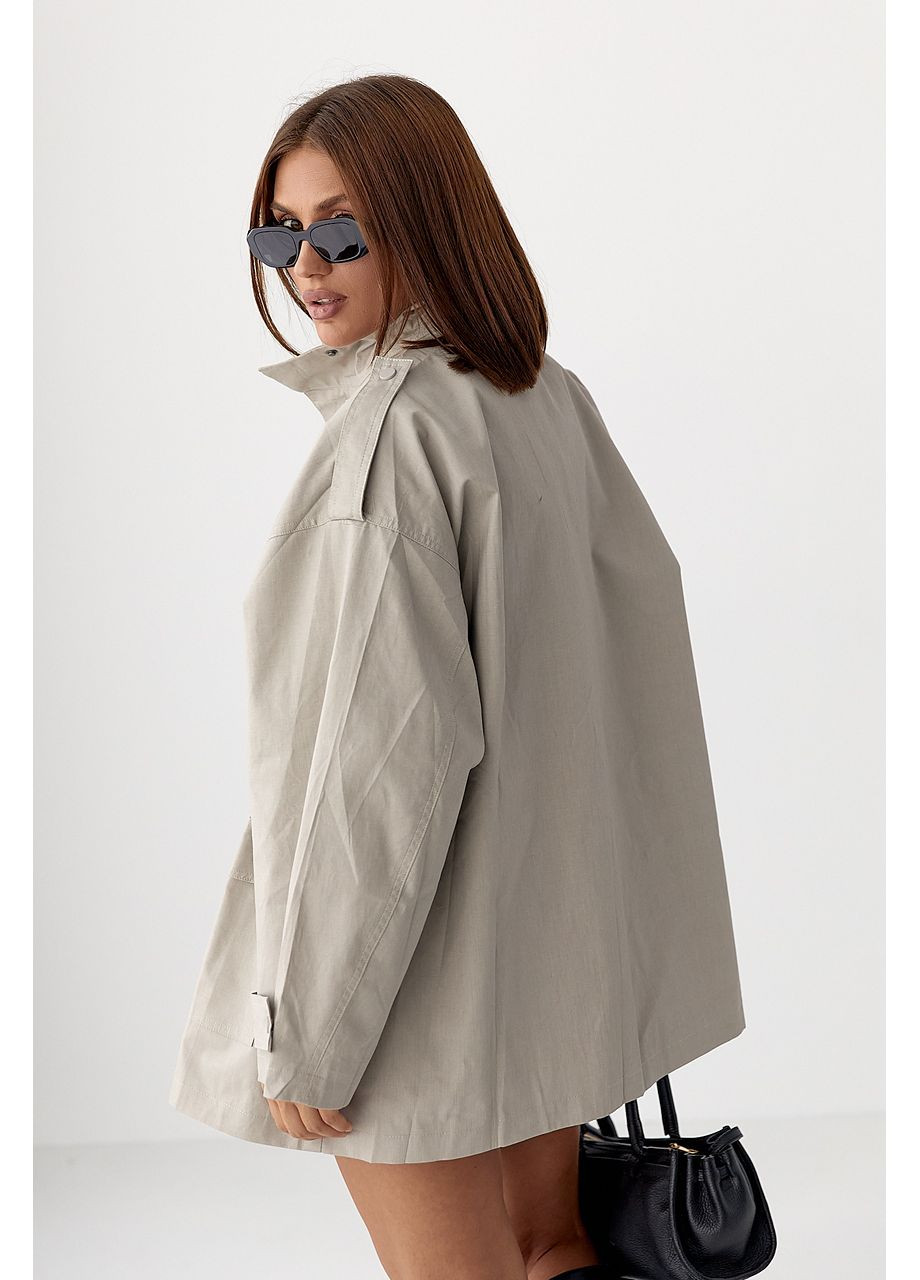 Удлиненная женская ветровая куртка Lurex (359479909}