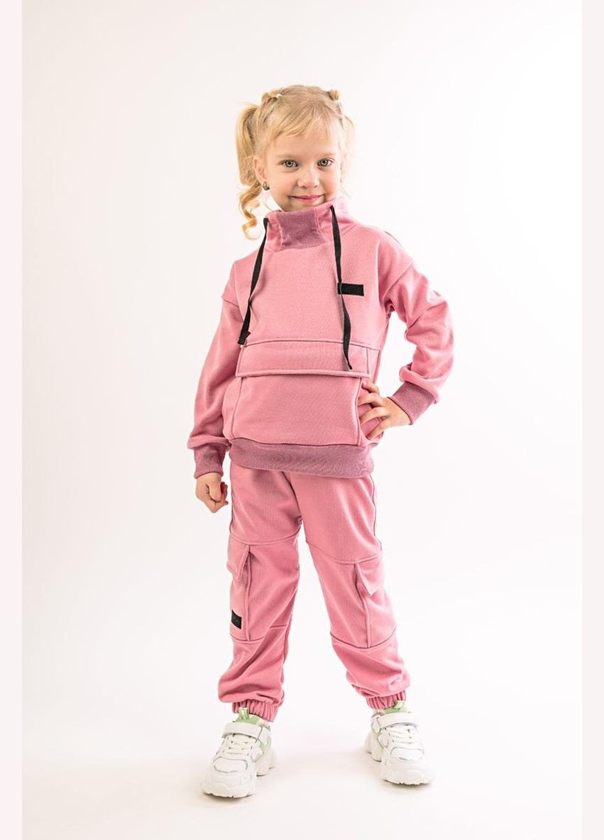 Костюм для дівчинки теплий (світшот+штани) Україна (314516834)
