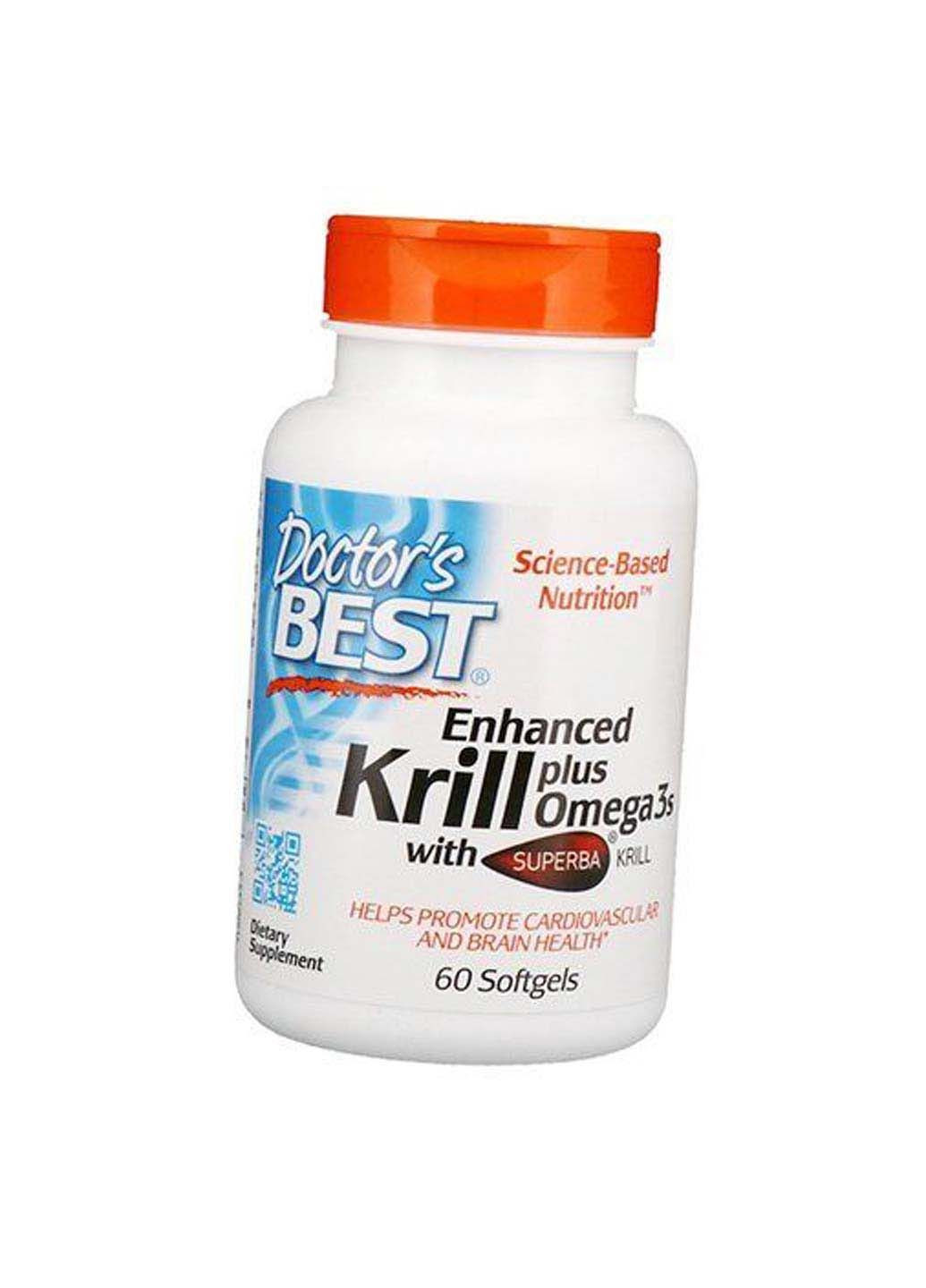 Enhanced Krill Plus Omega3s 60гелкапс Doctor's Best (292710356)
