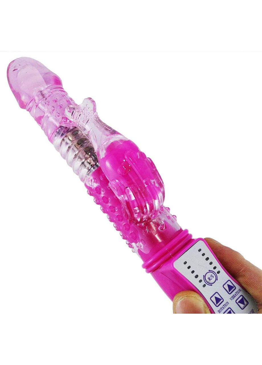 Фаллоімітатор Кролик Jack Rabbit вібратор подвійний з обертовою головкою для клітора No Brand (303884140)