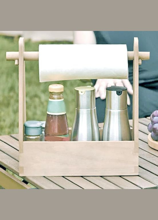 Тримач для паперових рушників з дерева Шампле бланже (ДКП-005001) No Brand (327850500)