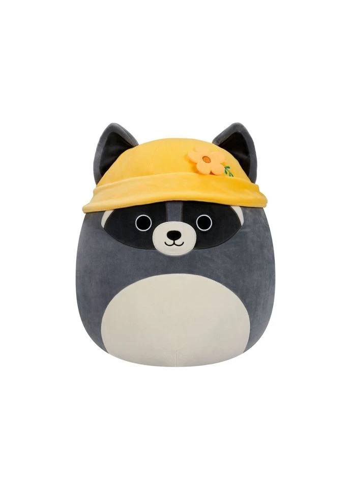 М'яка іграшка Єнот Роккі в панамці SQER00820, 13 см Squishmallows (341609781)