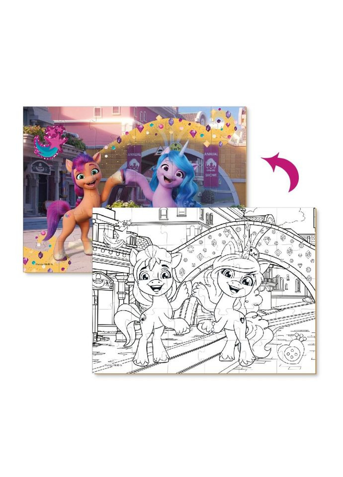 Детские Пазлы 2в1 My Little Pony "Подружки и радуга" 200134 30 элементов Dodo (304999073)