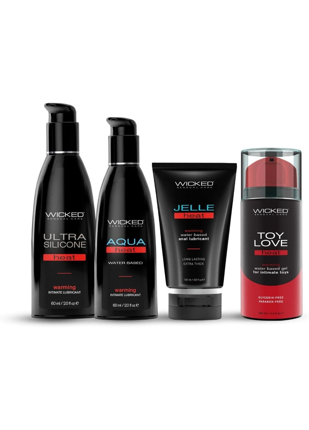 Лубрикант силіконовий WICKED ULTRA HEAT універсальний, 60 мл Wicked Sensual Care (298936526)