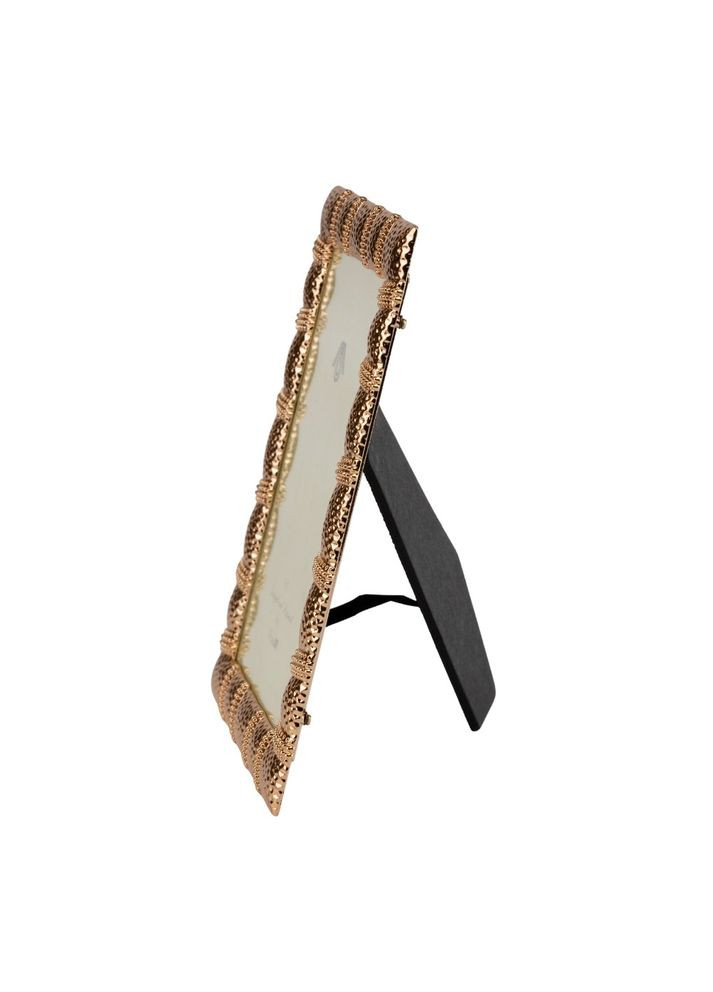 Фоторамка настольная металлическая Бусинки 17х22 см 1025V Veronese (346529335)