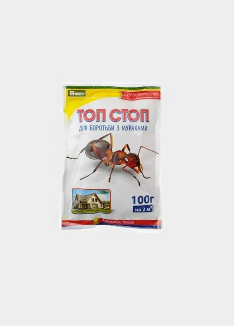 Инсектицид для борьбы с муравьями ТОП СТОП 100г Агрохімпак (356120249)
