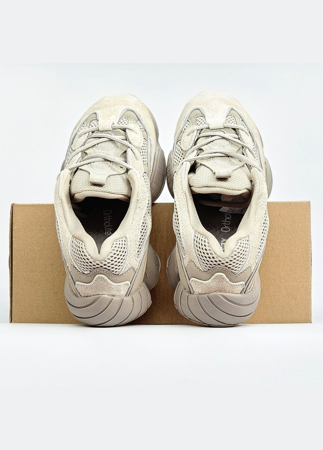 Кросівки жіночі і чоловічі Adidas Yeezy 500 beige | Адідас Ізі буст 500 бежеві No Brand бежеві демісезони (307397808)