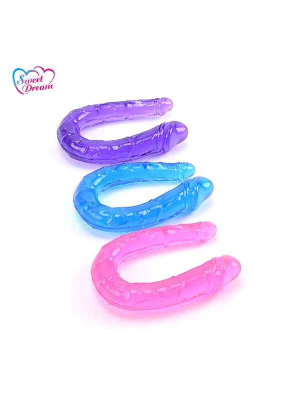 Фаллоімітатор двохсторонній Worm Синій Lovetoy (303893521)