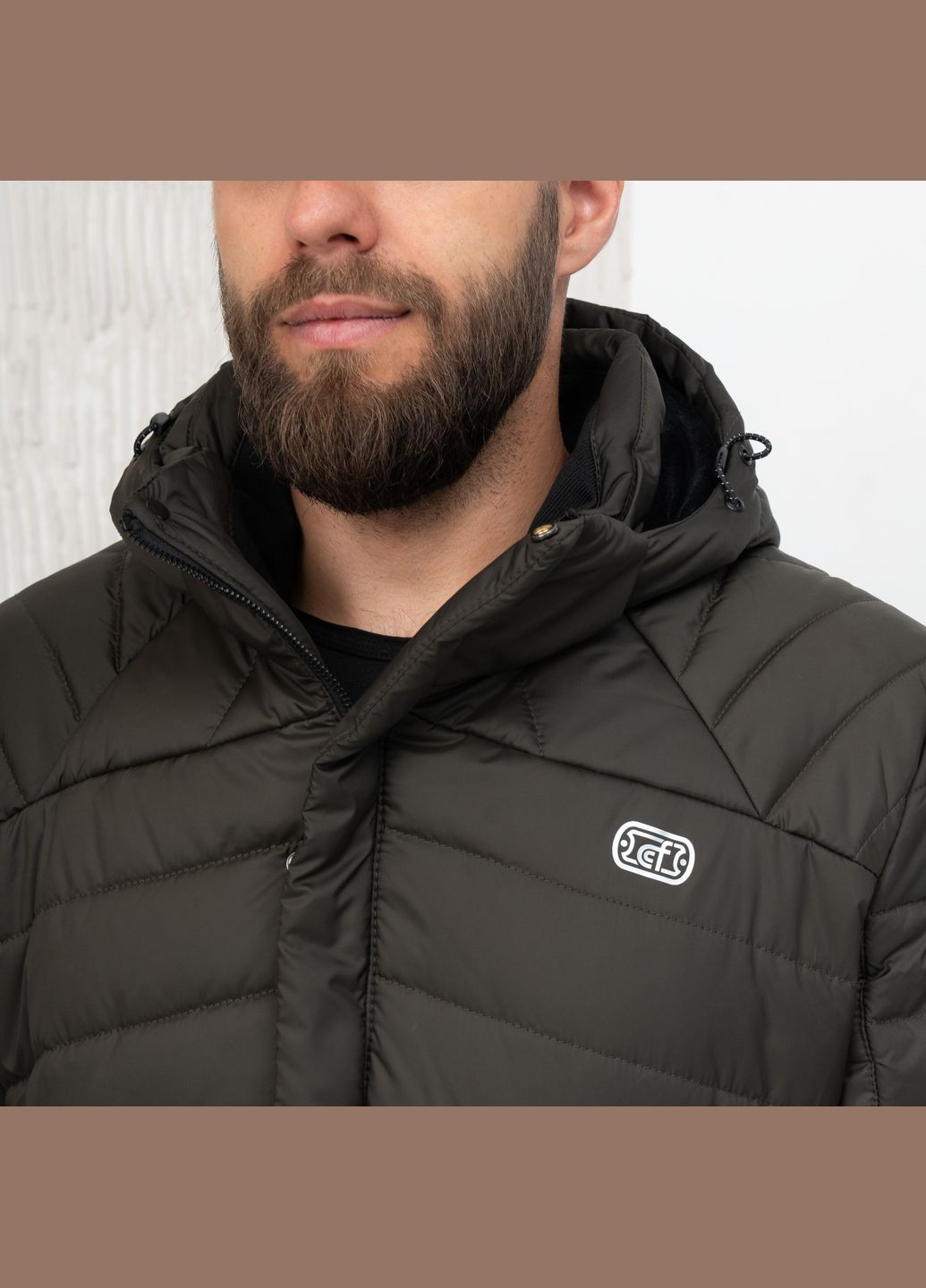 Оливковая (хаки) демисезонная демисезонная мужская куртка большого размера SK