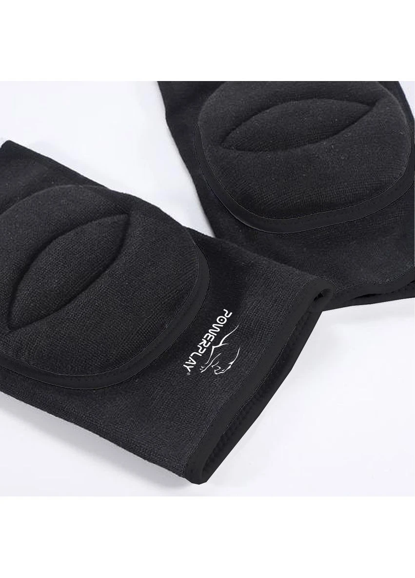 Наколенники PP-8000 Elastic Knee Support (пара) черные PowerPlay (397593973)