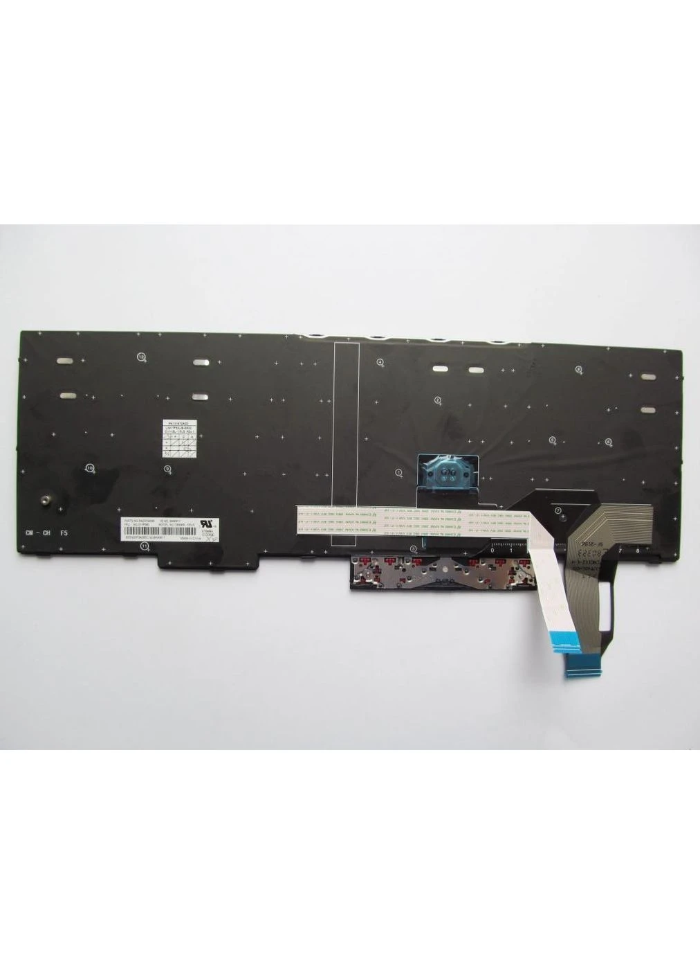 Клавіатура ноутбука ThinkPad E580/L580/T590 черная с черной,трек (A46072) Lenovo (390913641)