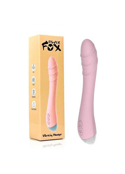 Вибратор Silver Fox для стимуляции точки G USB - Розовый – Вибраторы No Brand (370611953)