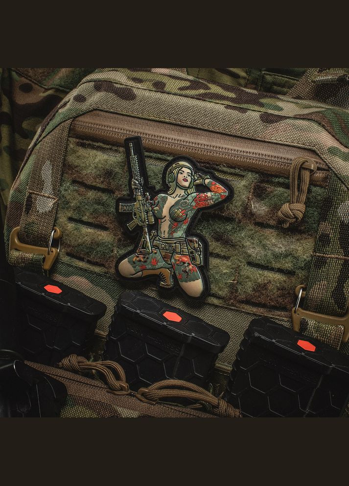 Нашивка Tactical girl №1 Якудза PVC Multicam M-TAC (315048072)