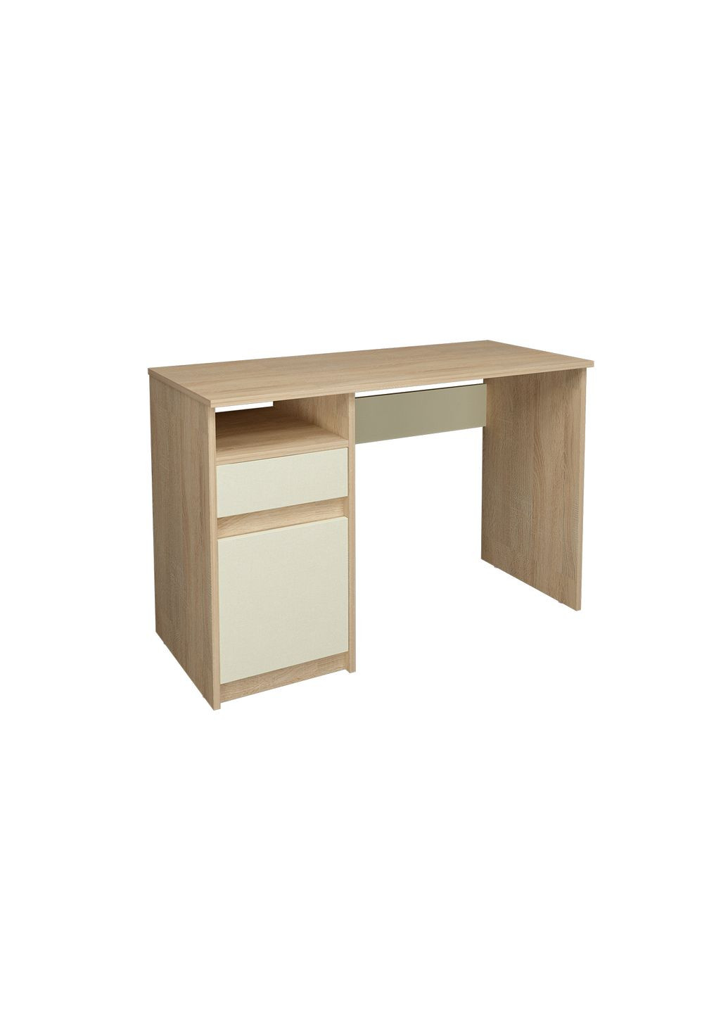 Комп'ютерний стіл Jusk A Мигдаль / Дуб Сонома Intarsio (372178448)