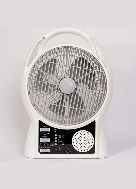Перезаряджуваний настільний вентилятор 5 в 1 10 W F-49 8-дюймовий, Білий VHG (337174929)