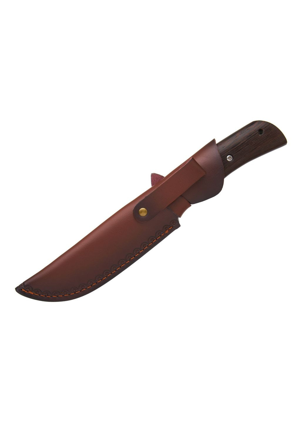 Нож финка охотничий тактический с широким лезвием в кожаном чехле FB 1883 Grand Way (370770593)