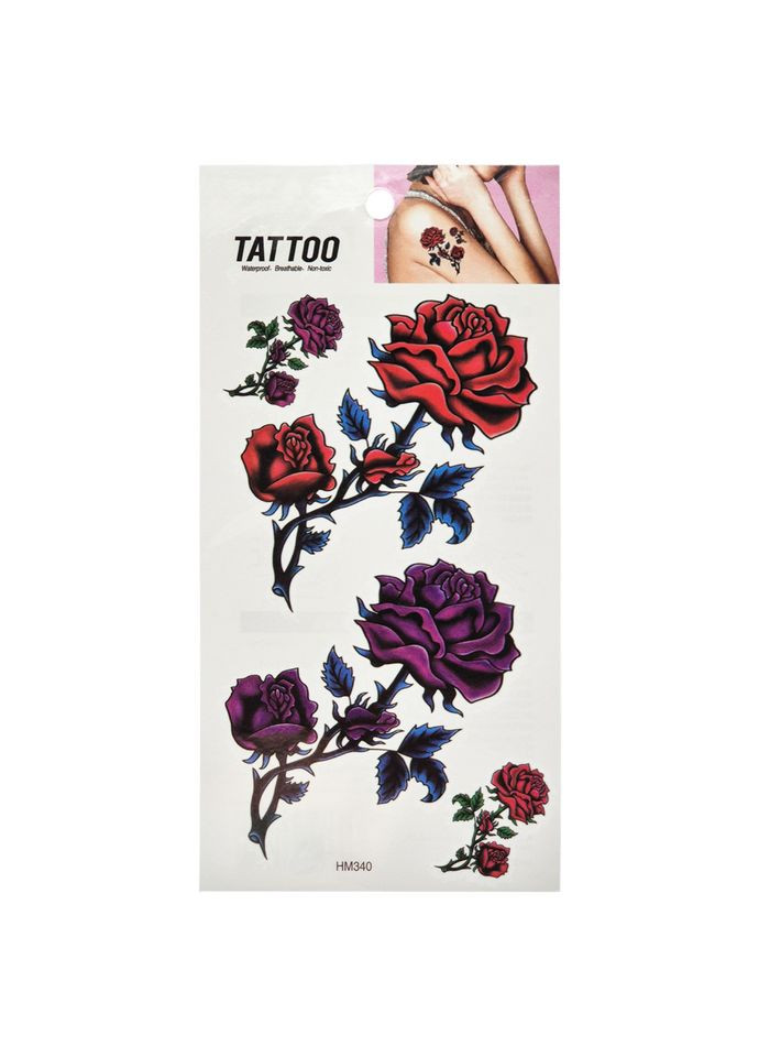 Тимчасове татуювання "Троянди Tattoo" 1020-HM340 Bambi (367973365)