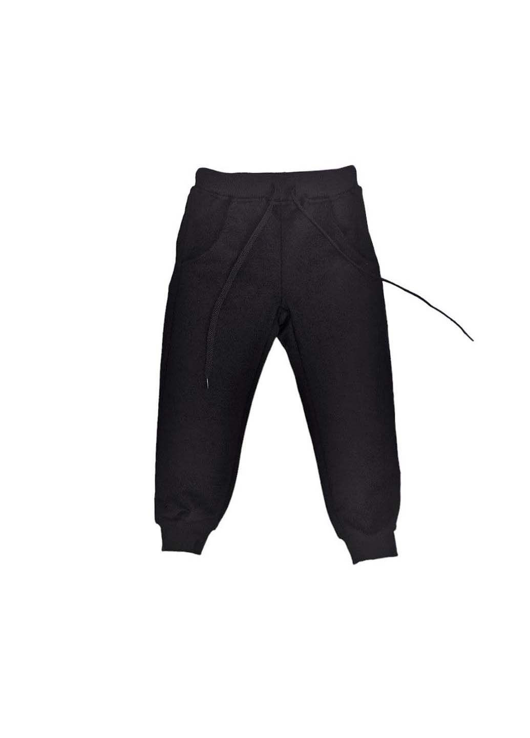 Черные спортивные демисезонные брюки Лио