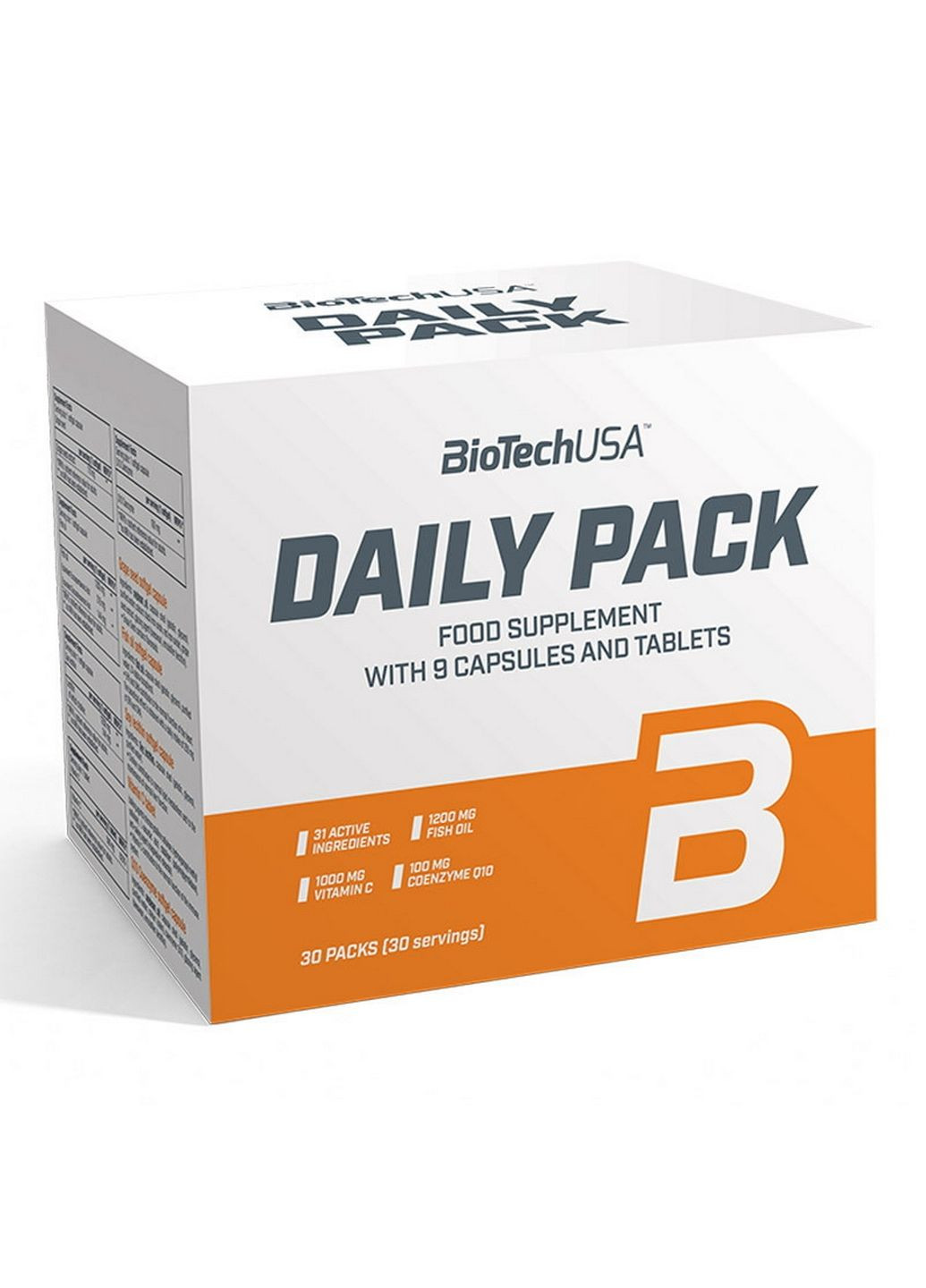 Витамины и минералы Daily Pack, 30 пакетиков Biotech (293421039)