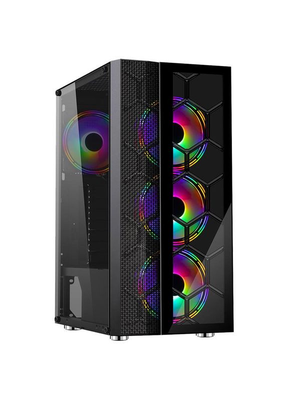 Корпус Nucleus Black USB 3.0 без БЖ (Nucleus-U3-GLS-4DTRMLT16.6WP) Frime (314834657)