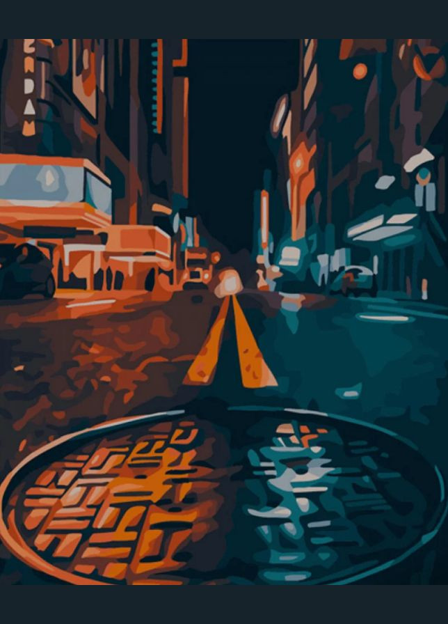 Картина за номерами Вулиці Нью-Йорку 40х50 см GS806 ( ) Strateg (328945077)