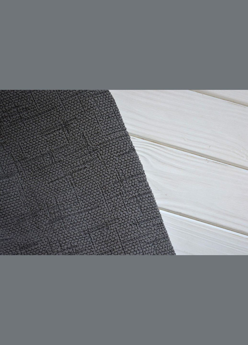 Жаккардовые чехлы на стуле Kora без юбки Темно-серые Kayra (324800204)