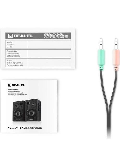 Акустична система S-235 Black [134045] Real-El (399445931)