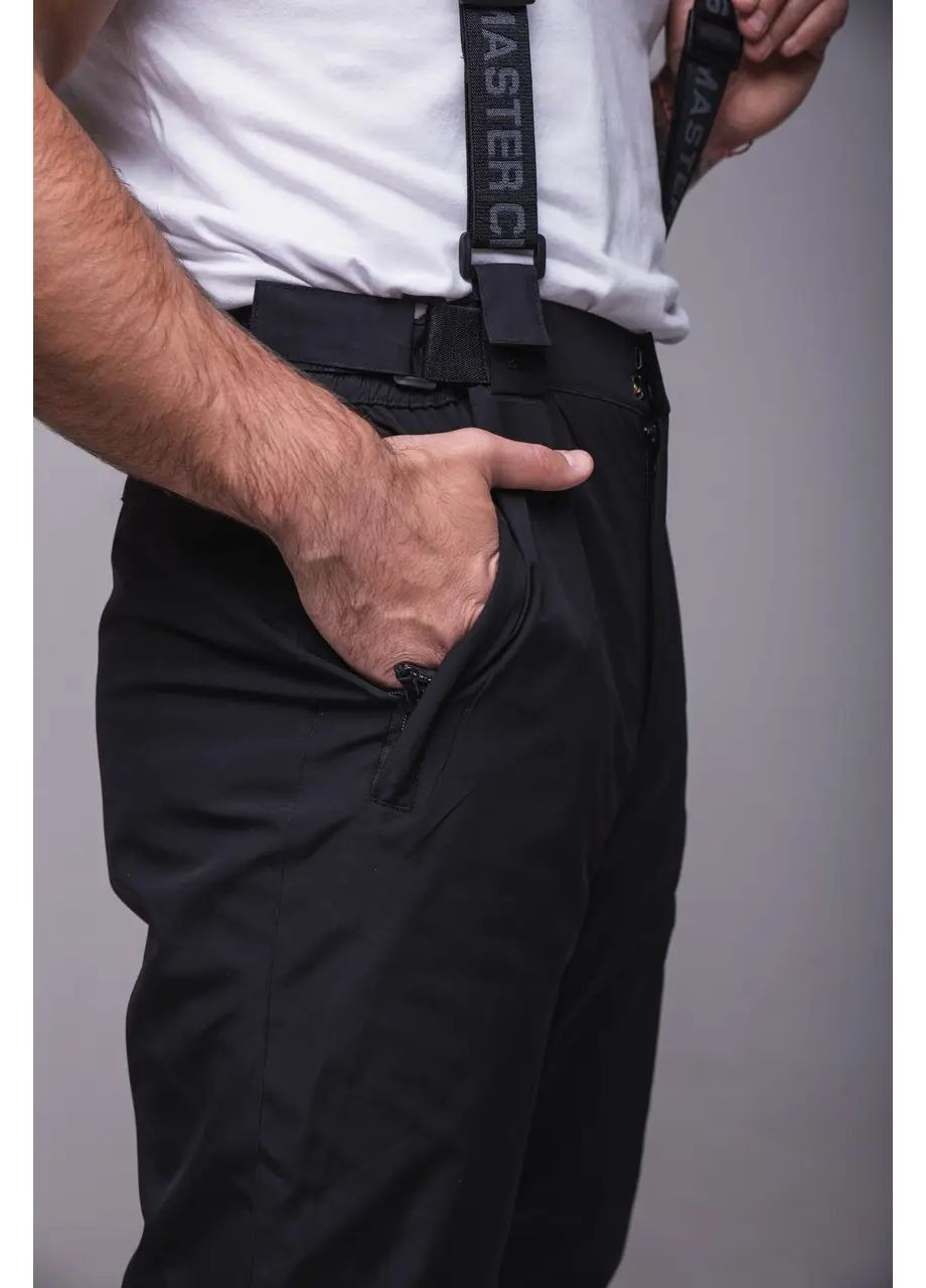 Чоловічи гірськолижні повсякденні сноубордичні термоштани М23W8-чорний Master Class Штани лижні (365727040)