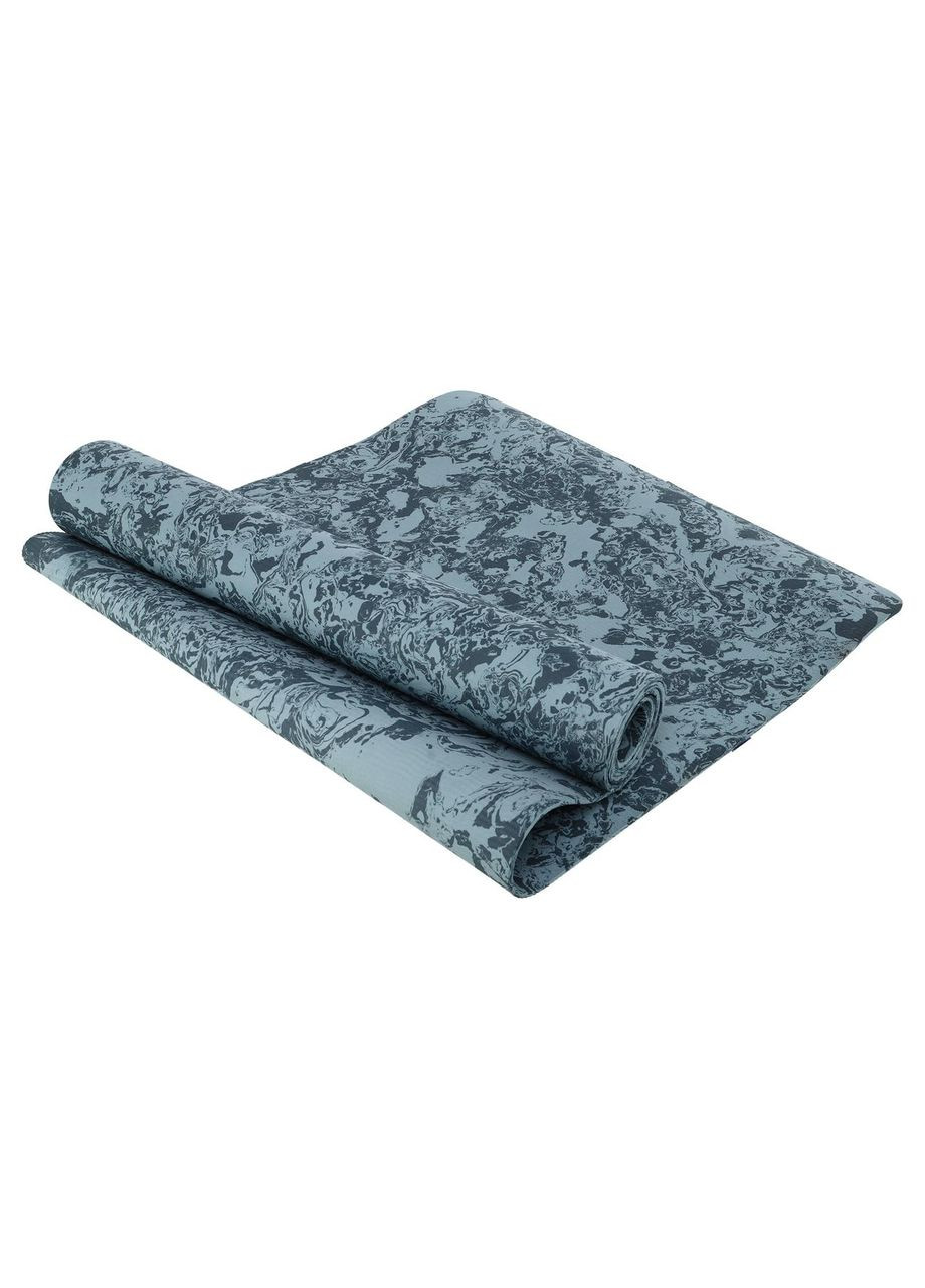 Килимок для фітнесу та йоги TPE 6мм (183x61x0,6см, Синій-сірий) (FI-3537_Синій-сірий) SP-Sport (361436594)