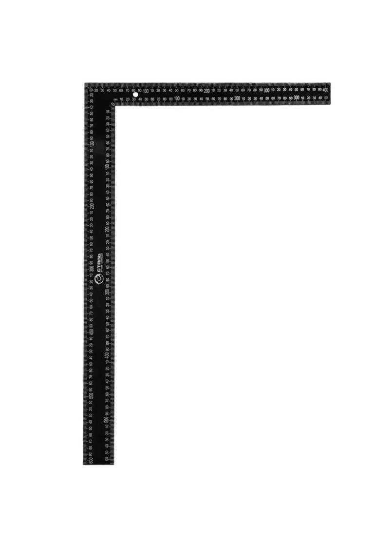 Кутник будівельний сталевий 24267 104835 400х600 мм сірий СТАЛЬ (364498978)