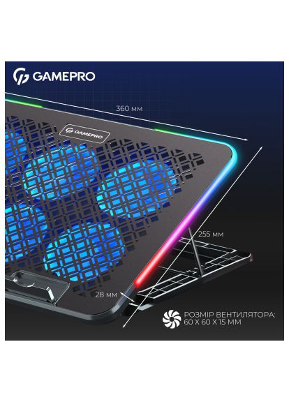 Подставка для ноутбука GAMEPRO CP590 (366522945)