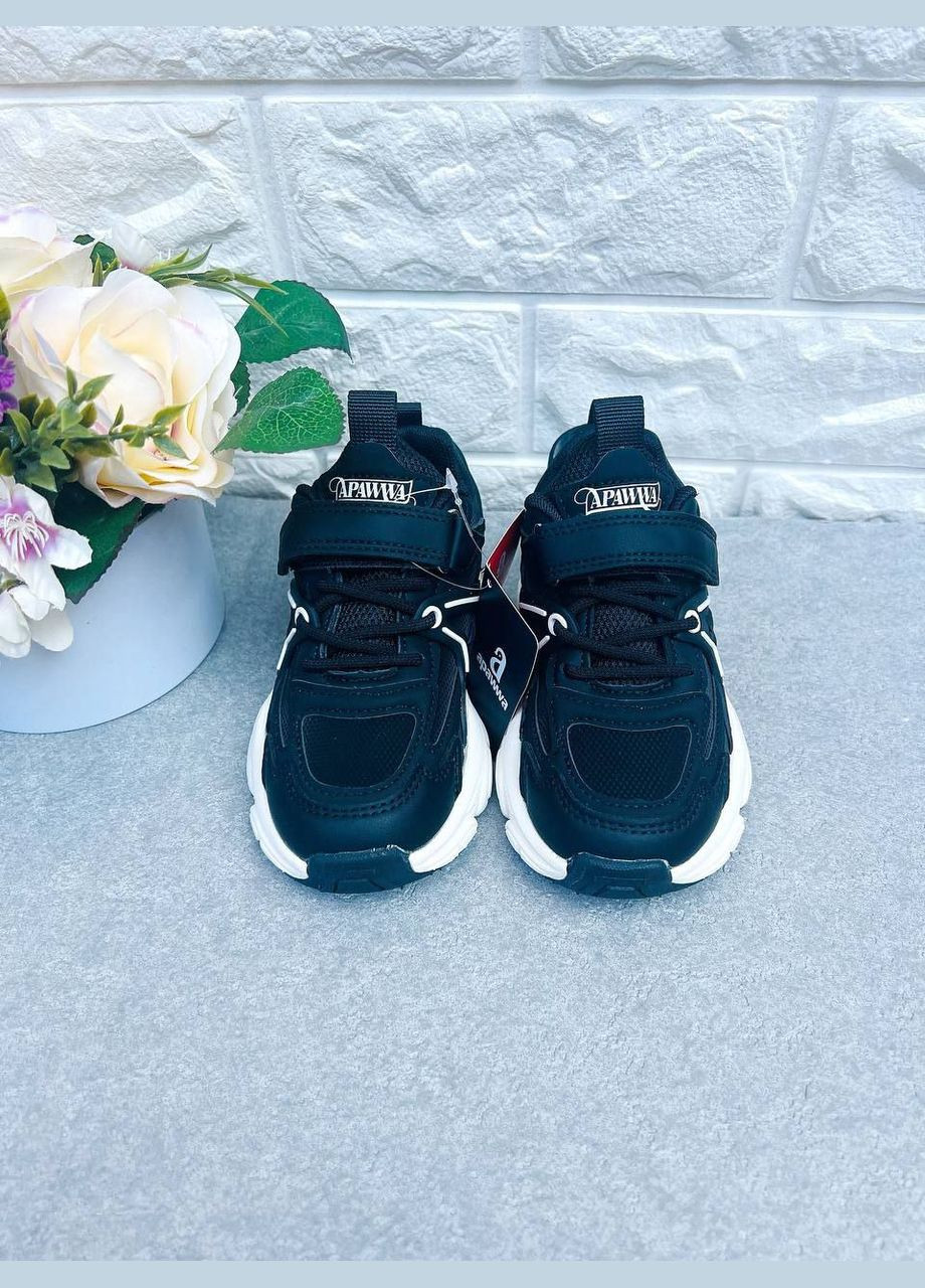 Чорні кросівки для хлопчика Apawwa