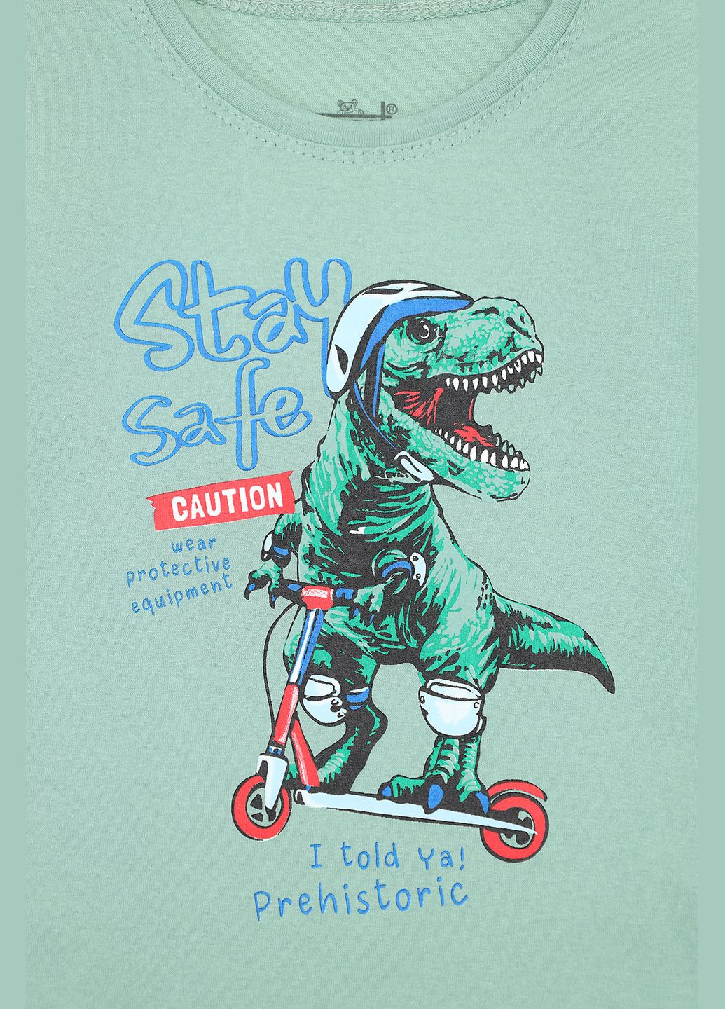 Зеленая летняя футболка с коротким рукавом для мальчика цвет зеленый cb-00277384 Essu