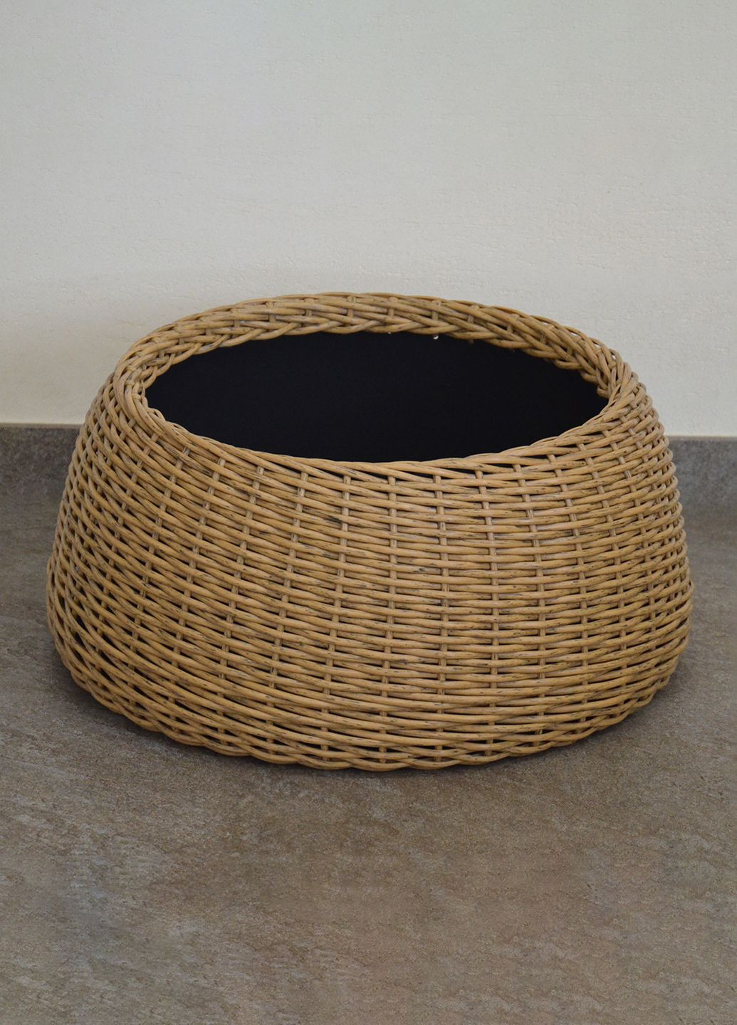 Спідниця для ялинки з ротанга ручної роботи, плетений кошик для декорування ялинки, підставка під ялинку. Handmade (361894079)