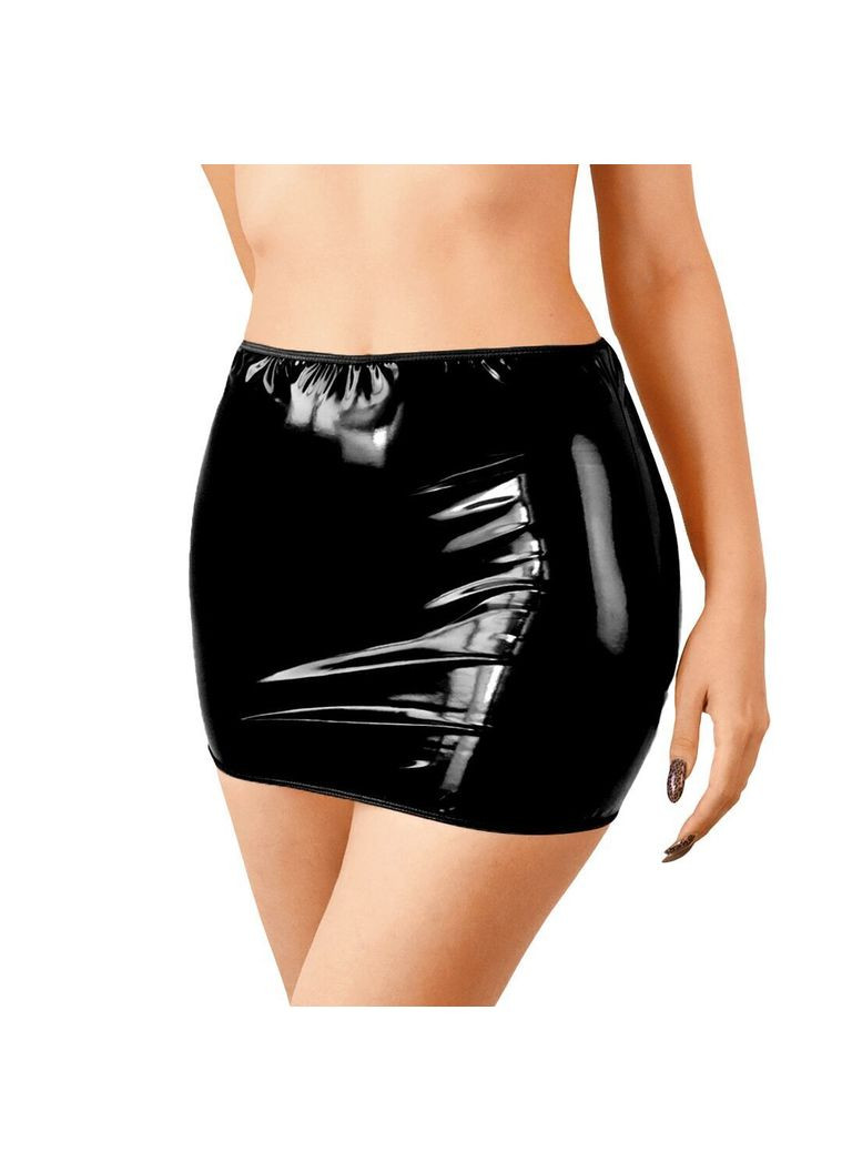 Черное сексуальная виниловая юбка my love черная cherrylove Art of Sex