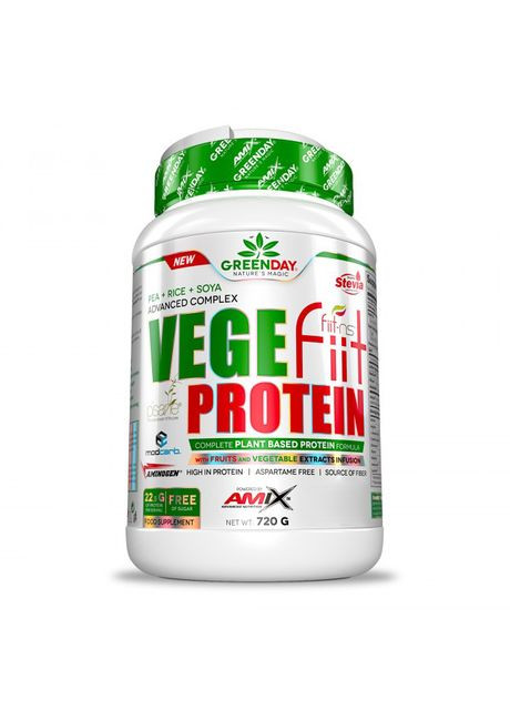 Протеїн AMIX GreenDay Vege-Fiit Protein, 720 грам - Шоколад-арахіс-карамель Amix Nutrition (324608700)