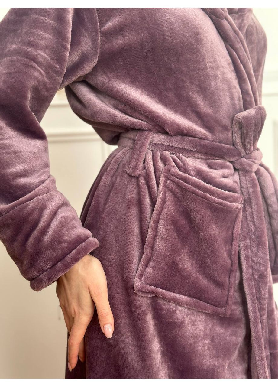 Халат женский домашний теплый No Brand (370300538)