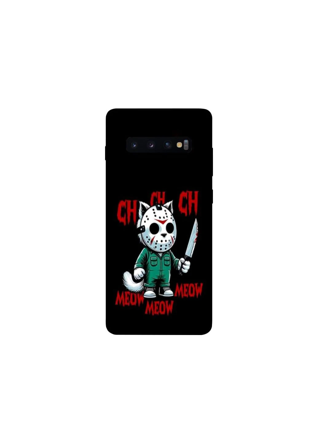 Чехол на Samsung Galaxy S10+ Lucky Friday 13th Cat Frontalka (352225350)